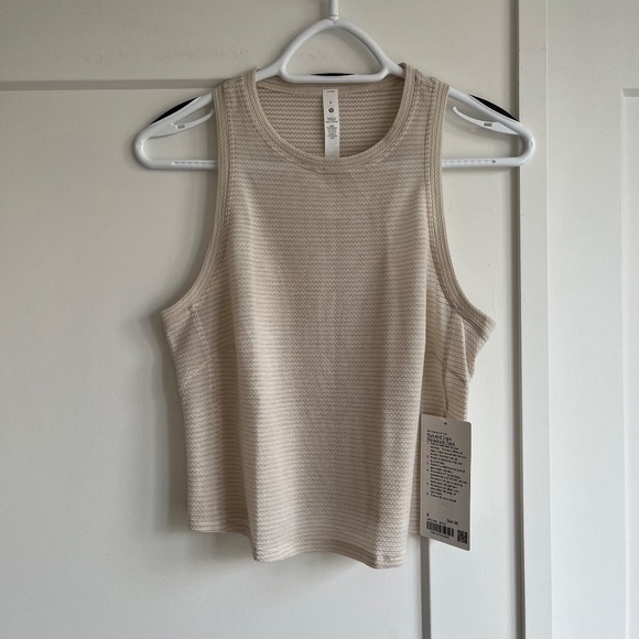 Lululemon⎜Run and Train Racerback Tank⎜Heathered White Opal - Picture 15 of 15
